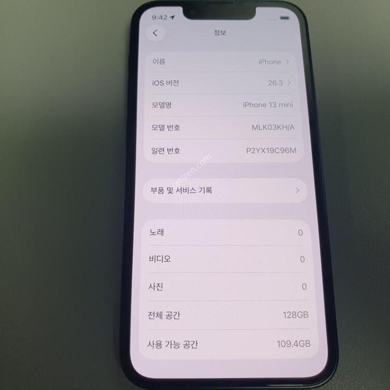 ������13 �̴� / 128GB / ���� / ���͸� �缳 ����