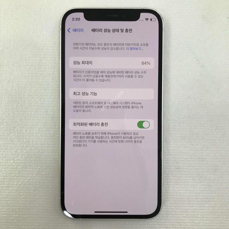 12�̴� 128G ȭ��Ʈ ��������S��!!������ֻ�!!���͸�����84%