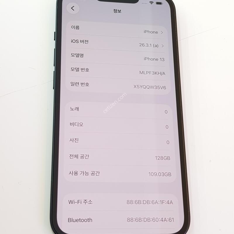 ������13 -128G �̵峪��Ʈ /���͸�ȿ��99%