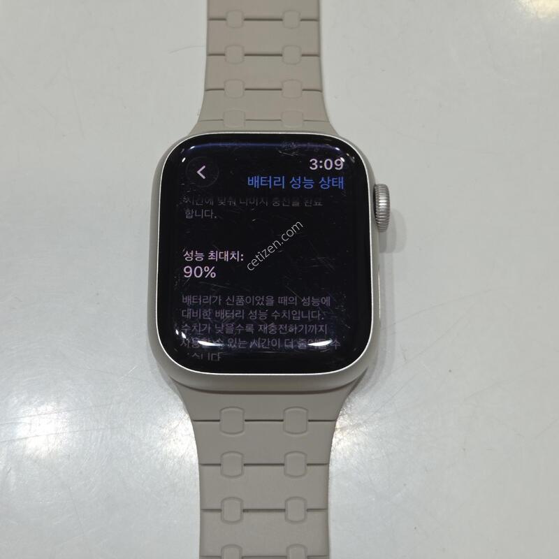 ���ÿ�ġ9 41mm �˷�̴� ���͸�90% a2978