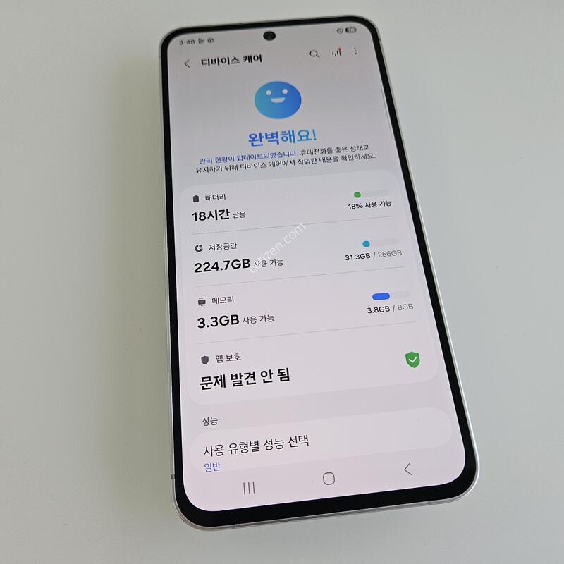 ������ �絵����) ������S24FE �׷��� 256GB �ü���(����+���͸� ��ü)�� �̻��