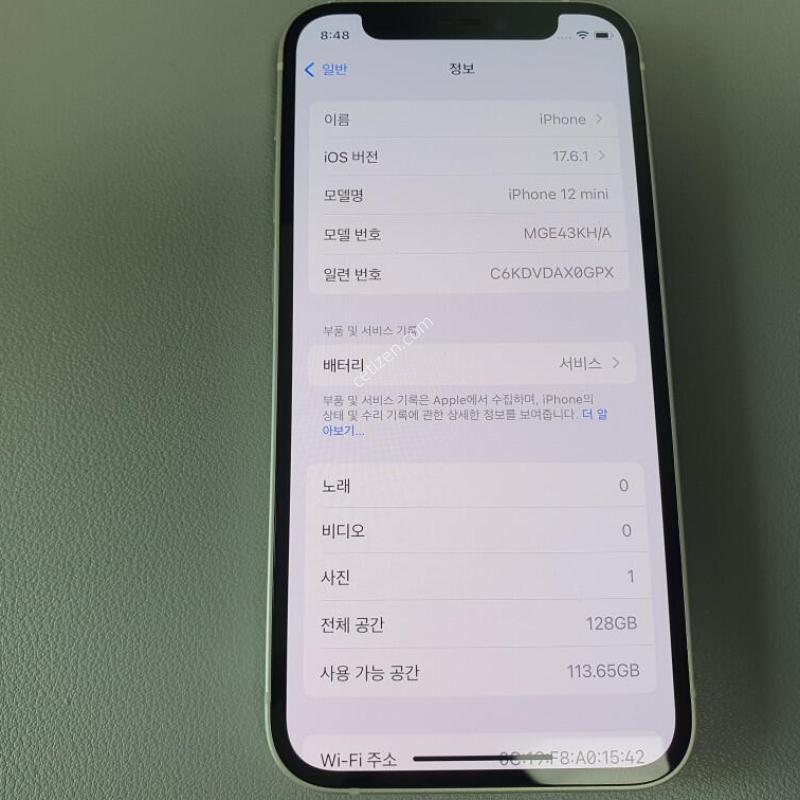 ������12 �̴� / 128GB / ȭ��Ʈ / ���͸����� 74%