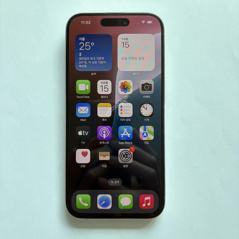 [Ǯ�ڽ�] ������ 15 ���� 128G ���߷� ƼŸ�� (���͸� 87%)