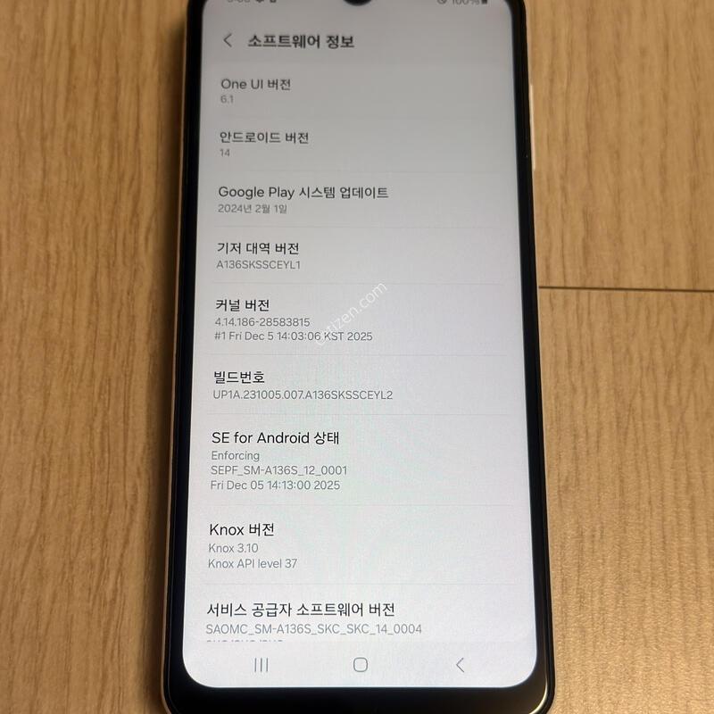 S�� A136 �����ÿ��̵�6 ȭ��Ʈ 128GB