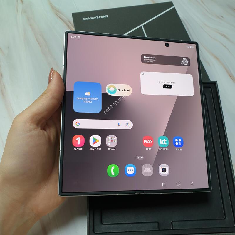 KT ������ Z����7 5G �ǹ� 512G ����ǰ �̻�� S�� Ǯ�ڽ� �Ǹ�