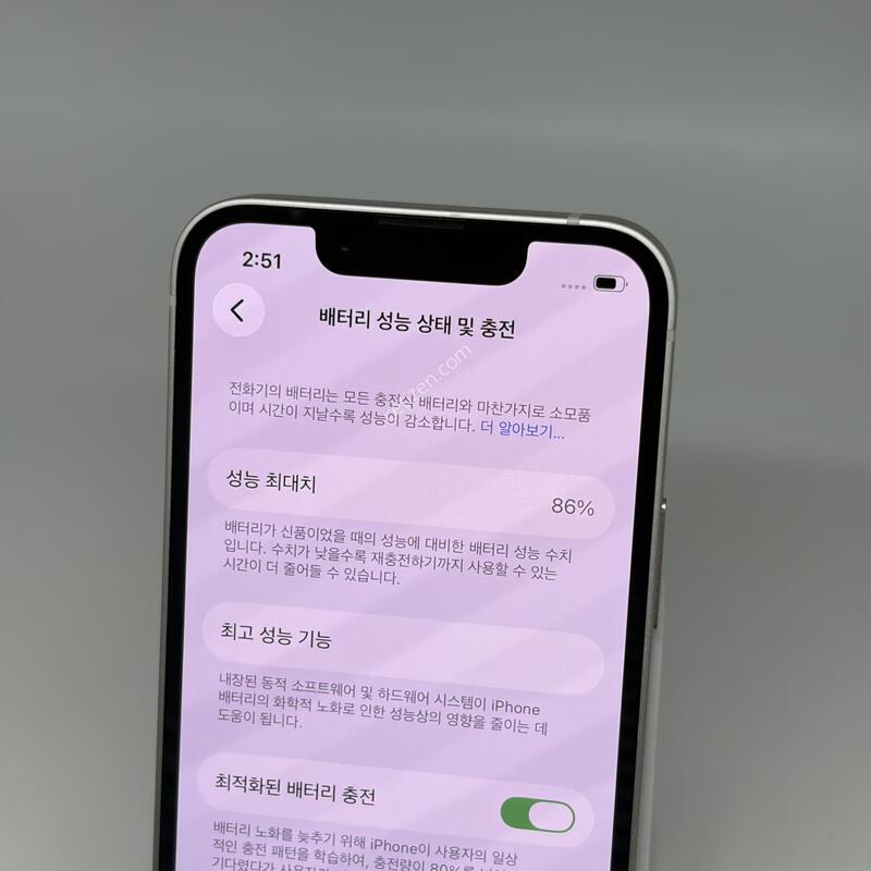 S��!! ������13�̴� 128GB ȭ��Ʈ [���͸�86%]