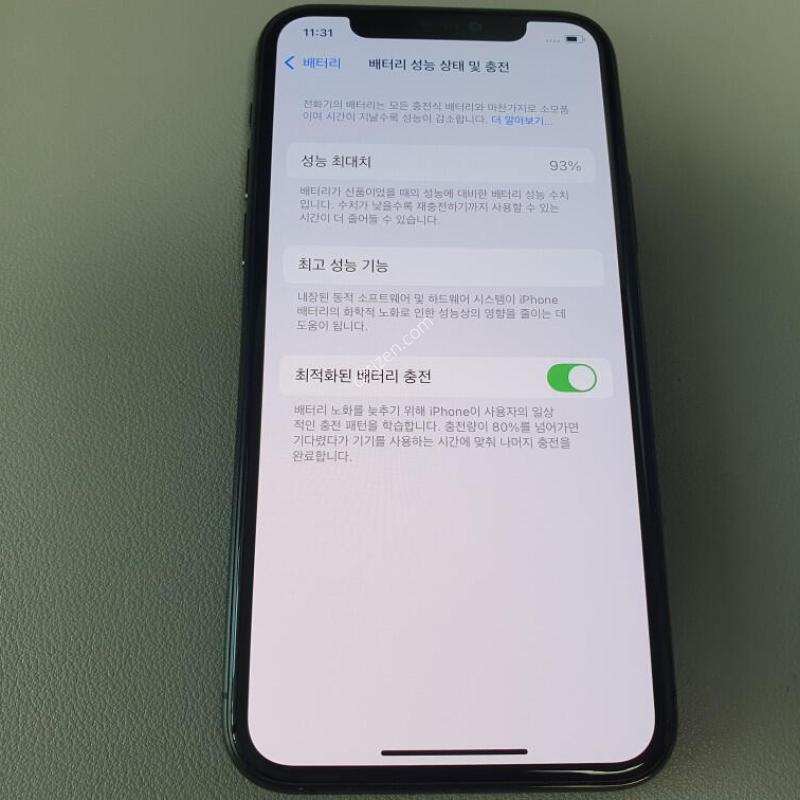 ������11 ���� / 256GB / ���� / ���͸����� 93%