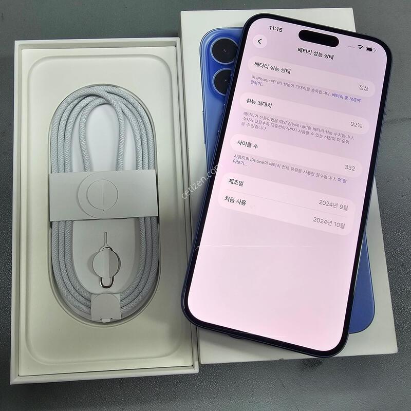 ���� ������ 16�÷��� 256GB ��Ʈ�󸶸�(����) Ǯ�ڽ� ���͸�92% ���ܻ� �߰���~!