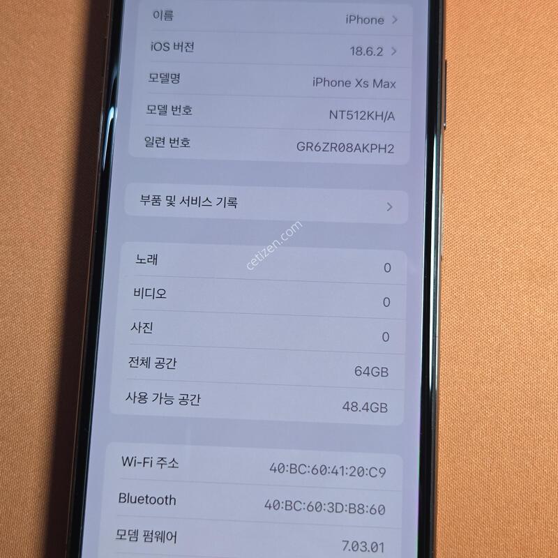 ������XS MAX.64GB���͸�100%S��