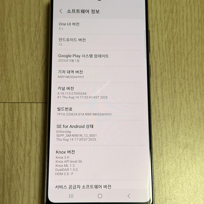 N981 �����ó�Ʈ20 �̽�ƽ�׷��� 256GB