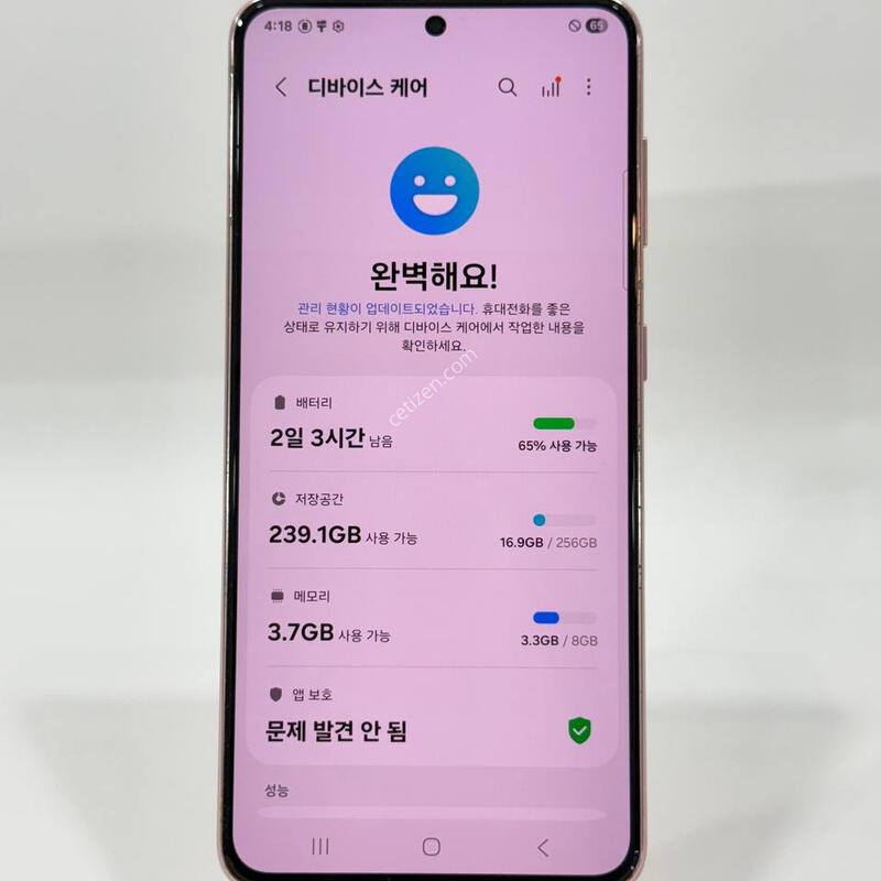 ������S21 ��ũ 256GB Y1461