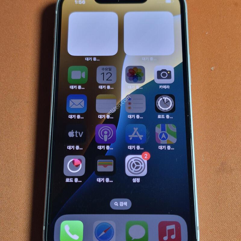 ������13mini 128GB ���͸�100%��ũ