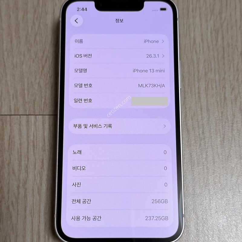 A�� ������ 13 �̴� 256GB ��ũ