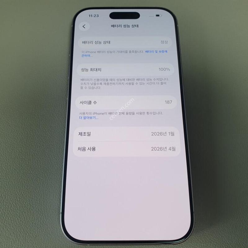 ������17 / 256GB / �󺥴� / ���͸����� 100%