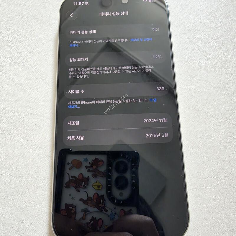 ������ 16 PRO 256GB ȭ��Ʈ Ǯ��