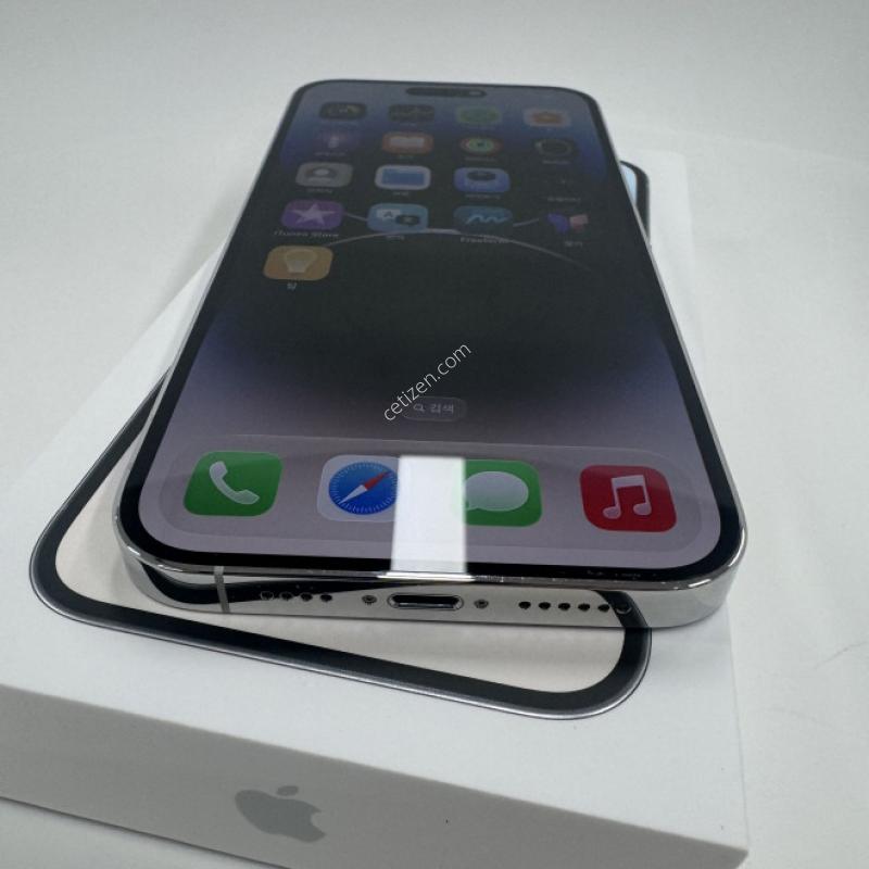 아이폰14프로맥스 실버 256GB 판매합니다.