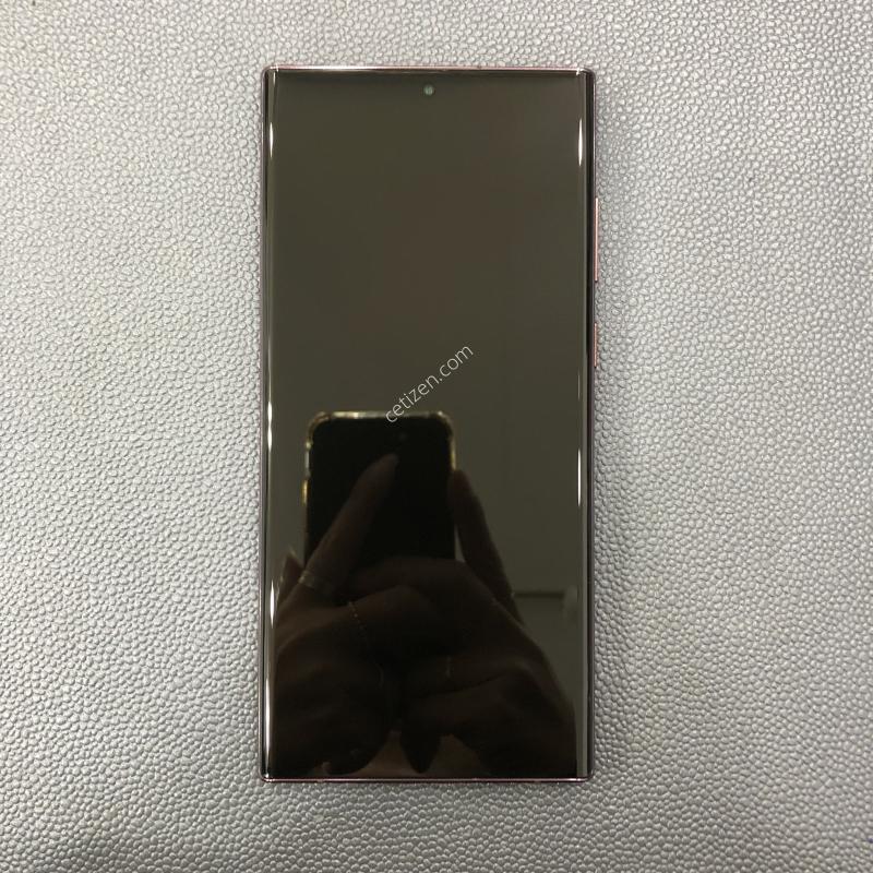 갤럭시S22울트라 자급제,버건디,외관 S급