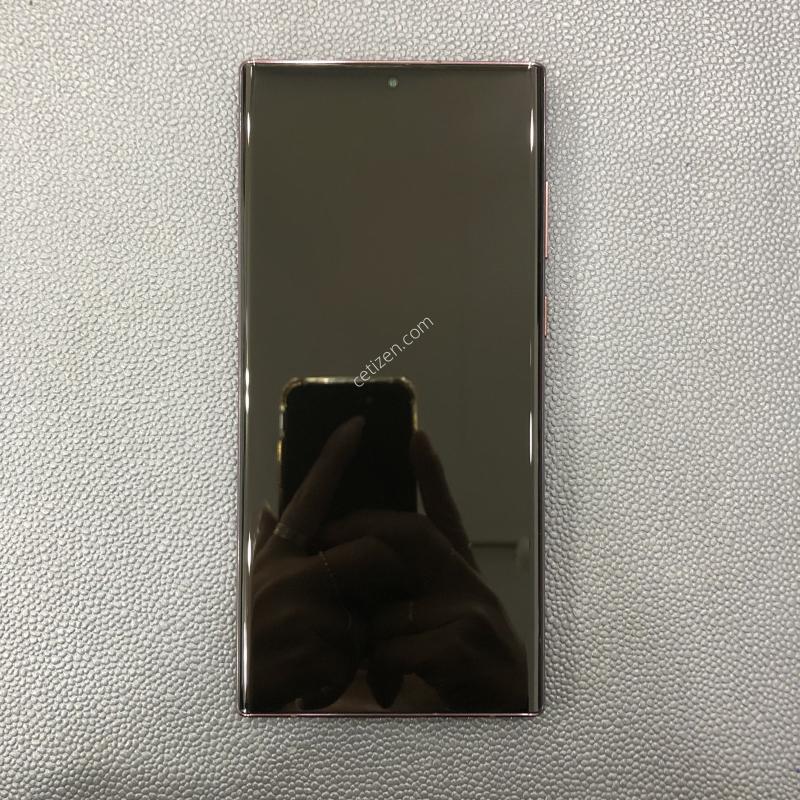 갤럭시S22울트라 자급제,버건디,외관 S급