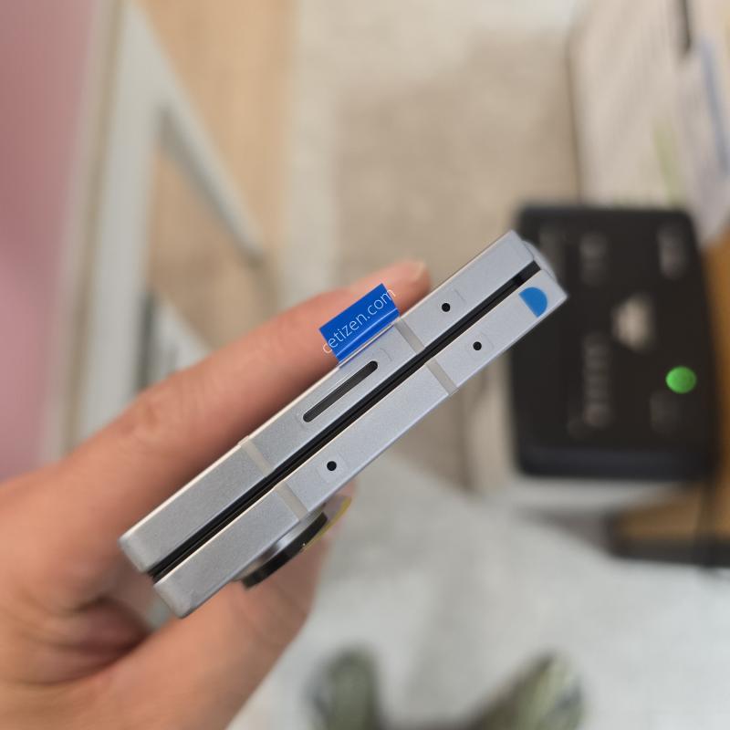 센터판 올수리):폴드6블루액정 내.외 배터리 테두리 100%정품 교체 리퍼폰 미사용