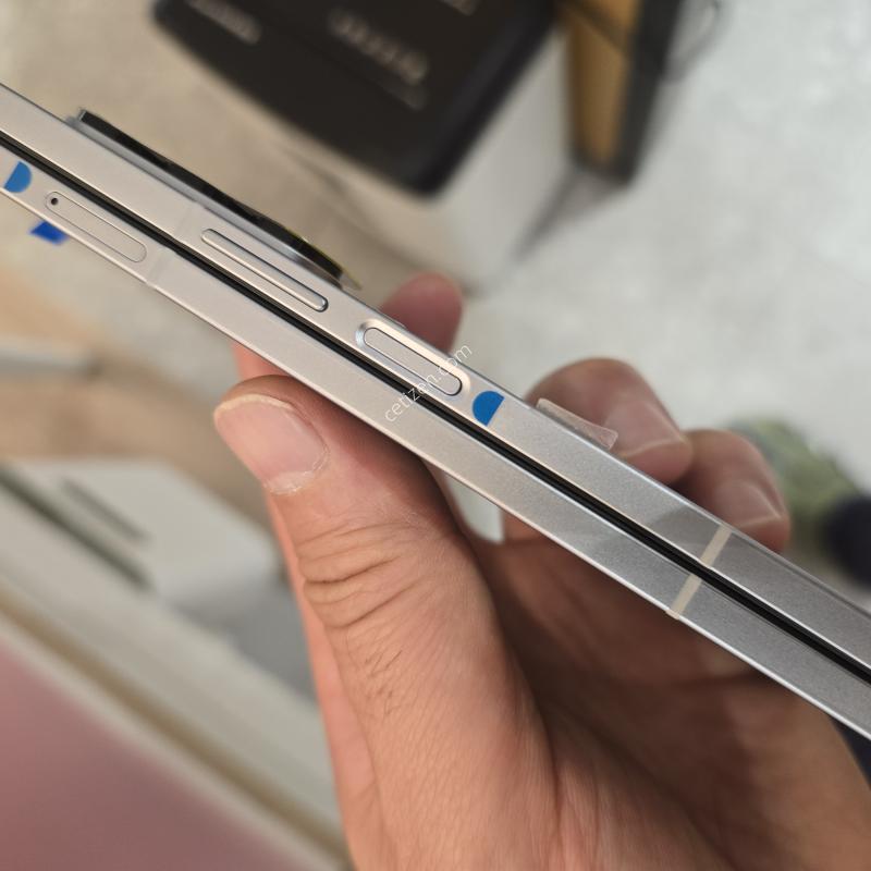 센터판 올수리):폴드6블루액정 내.외 배터리 테두리 100%정품 교체 리퍼폰 미사용
