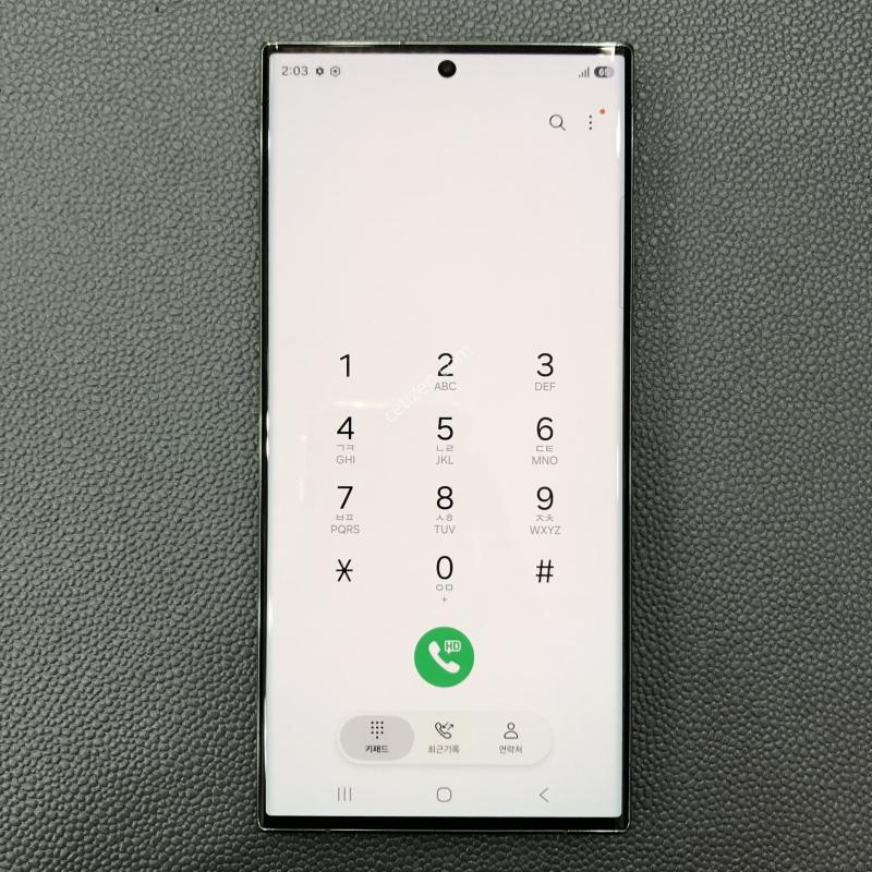 갤럭시S23울트라 그린,특A급,잔상 없음