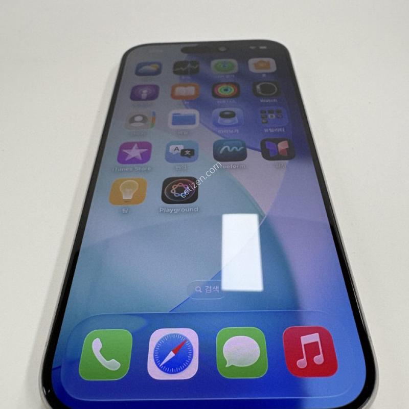 아이폰15프로256GB 화이트티타늄 공기계 판매합니다.