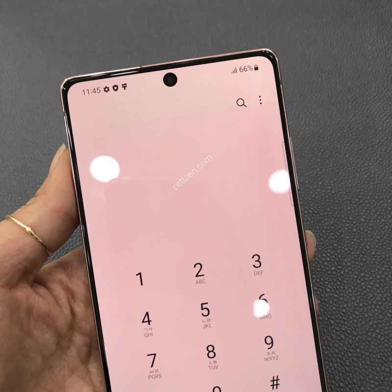 갤럭시노트20 브론즈,외관 컨디션 최상,액정 무기스