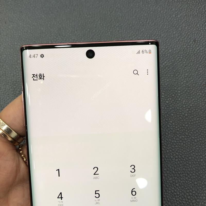 갤럭시노트10 핑크,외관 컨디션 최상,매우깨끗,액정 무기스
