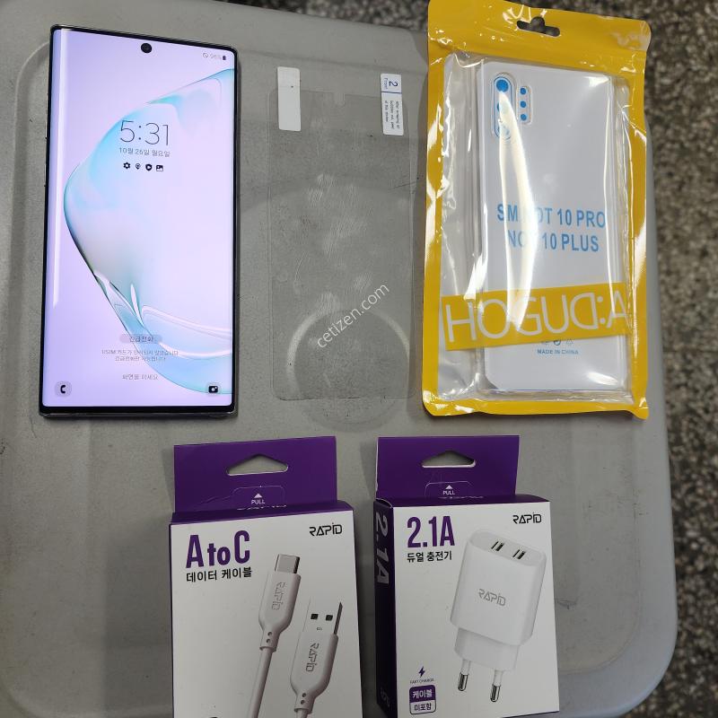 갤럭시노트10+플러스 512기가 램12기가 깨끗한 공기계(잔상.번인없이 깔끔함^^!!)