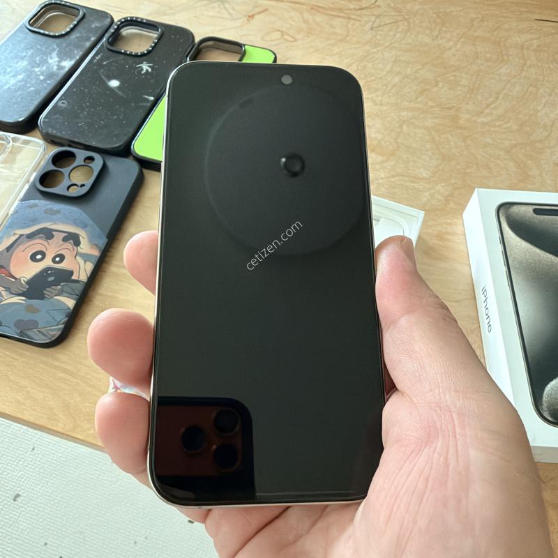 아이폰 15프로 네츄럴티타늄 512GB S급 풀박스