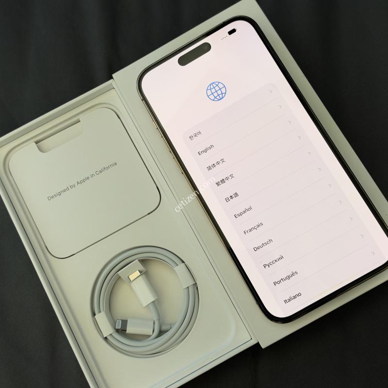 아이폰 14 프로맥스 골드 512GB S급 풀박스 팝니다!