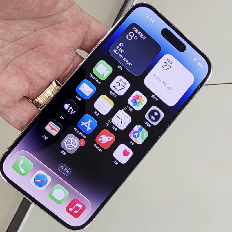 아이폰 14프로 실버 256GB 실버 깨끗한 폰 판매
