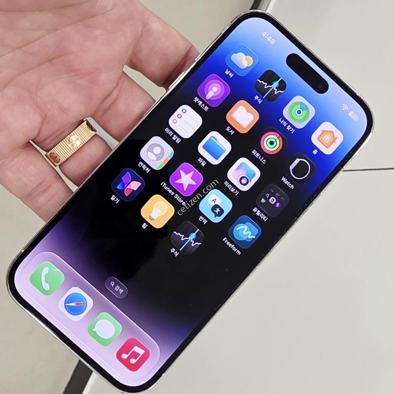 아이폰 14프로 실버 256GB 실버 깨끗한 폰 판매