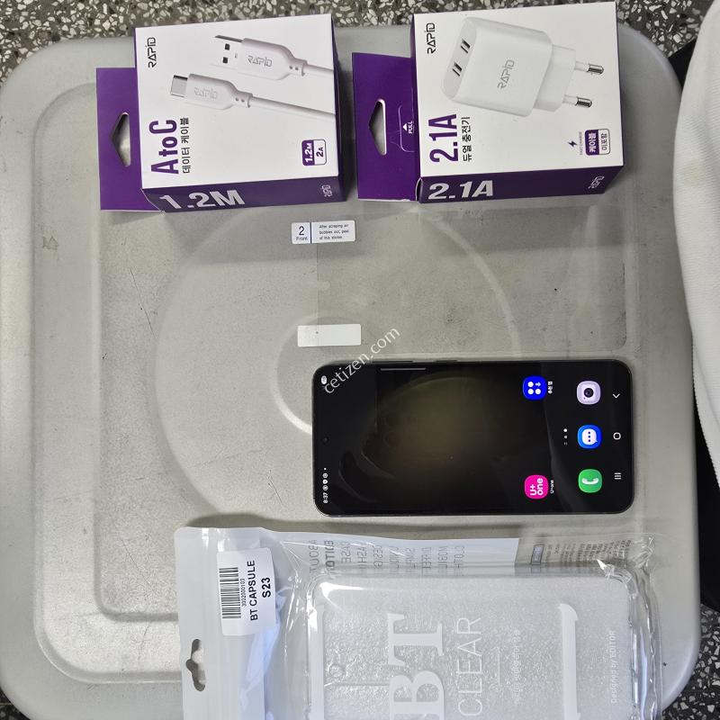 U+ S23(S911) 256G 그레이색상 공기계 팝니다