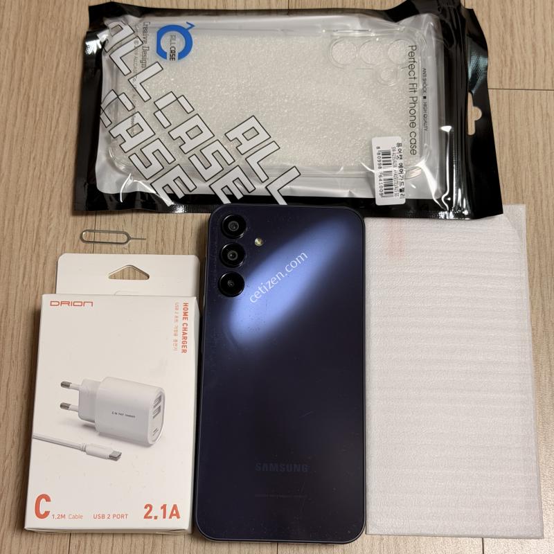A급 A155 갤럭시 A15 블루블랙 128GB