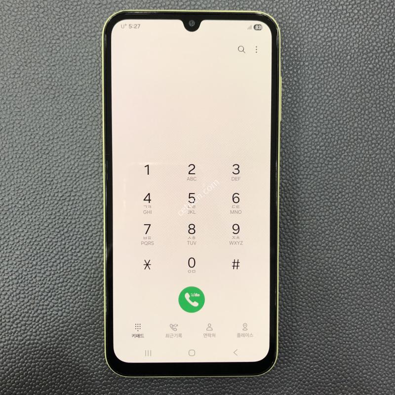갤럭시A15 옐로우,S급,잔상 없음