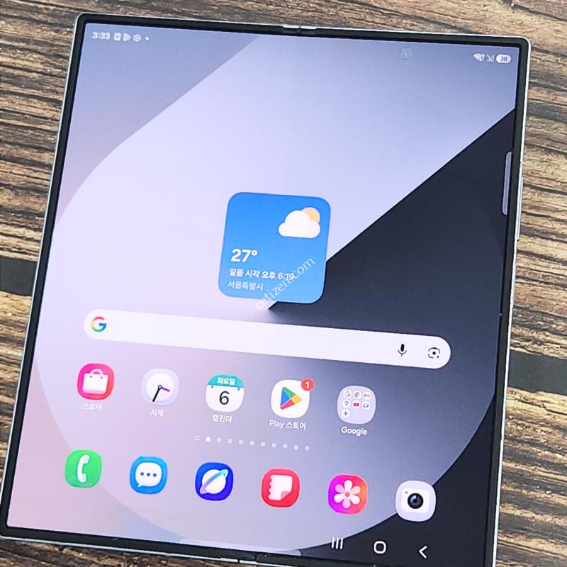 갤럭시Z폴드6 256G 실버 공기계 35874