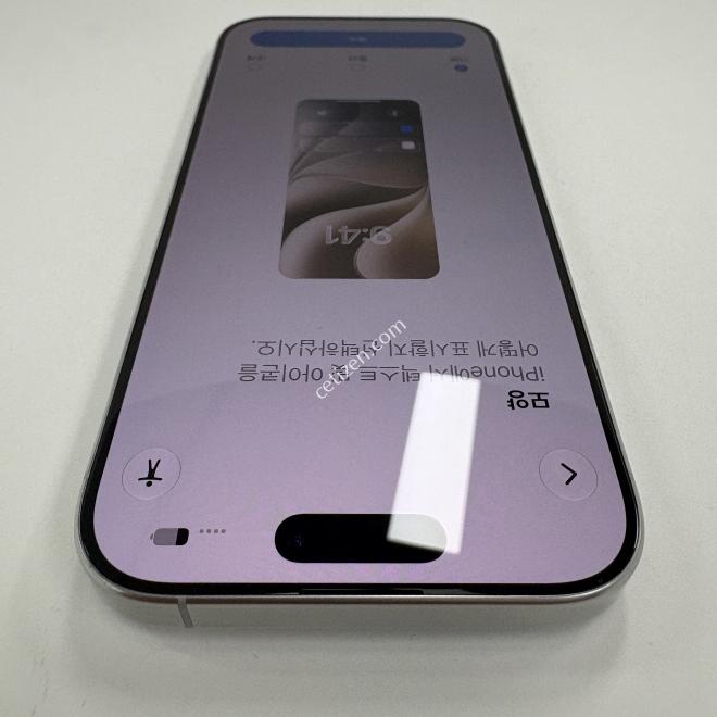 아이폰16프로 256GB 화이트티타늄 공기계 판매합니다.